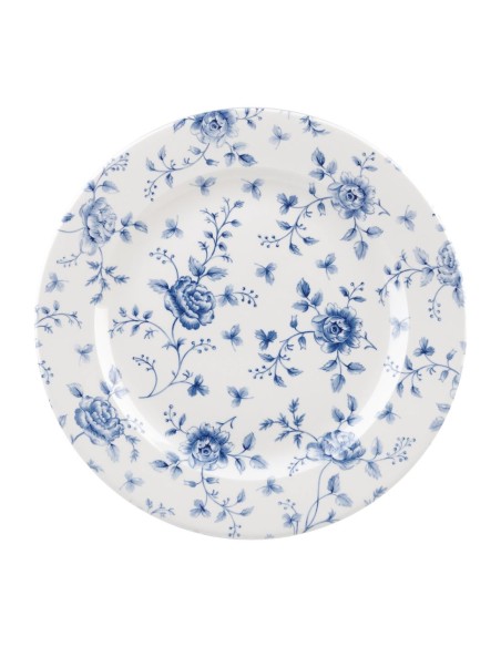 Assiettes plates Churchill Rose Chintz Prague 304mm - lot de 6