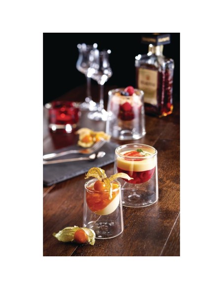 Mini pots à sauce double paroi Utopia 90ml - lot de 6
