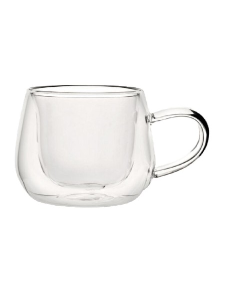 Mugs double paroi Buddha Utopia 8,5cl - lot de 6