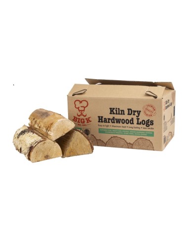 Bûches de bois dur sec Big K 8Kg - Haute performance
