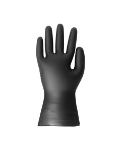 Gants vinyle noirs Hygiplas L - lot de 100 2