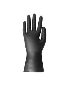 Gants vinyle noirs Hygiplas S - lot de 100 2