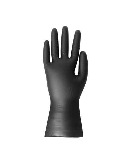 Gants vinyle noirs Hygiplas S - lot de 100