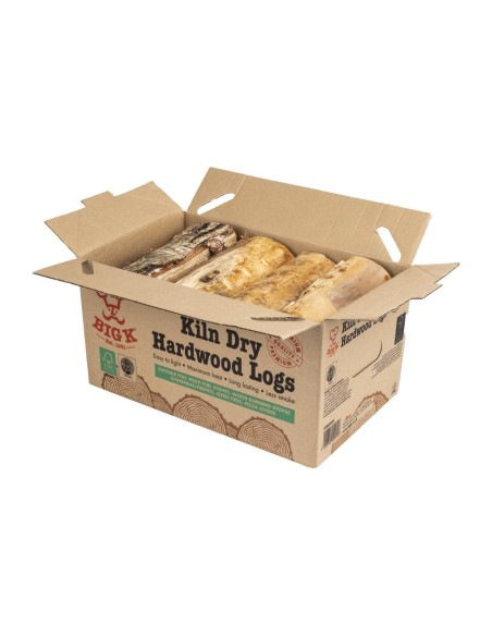 Bûches de bois dur sec Big K 8Kg - Haute performance