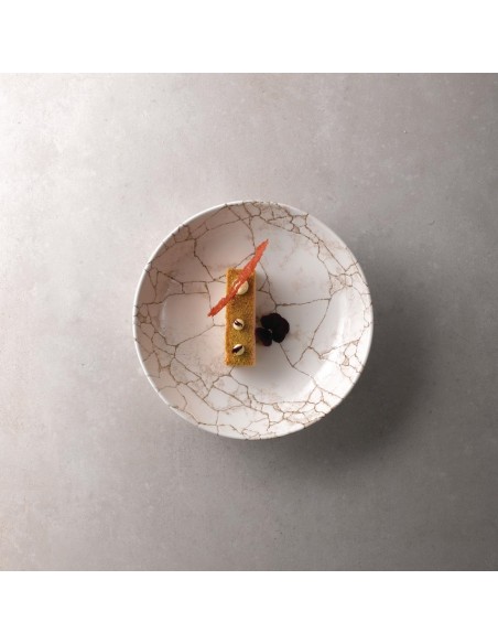 Assiettes coupes Studio Prints Kintsugi 248mm - Lot de 12