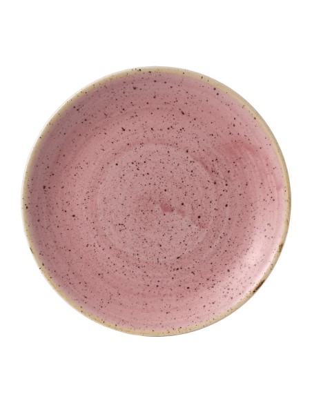 Assiettes Petal Stonecast Pink 165 mm - Lot de 12 Churchill