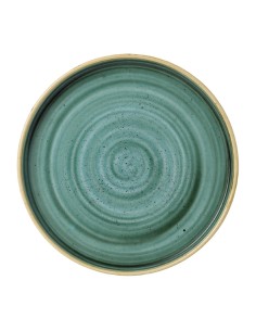 Assiettes Churchill Stonecast Samphire Green 210mm - lot de 6