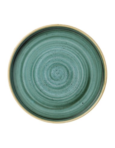 Assiettes Churchill Stonecast Samphire Green 210mm - lot de 6