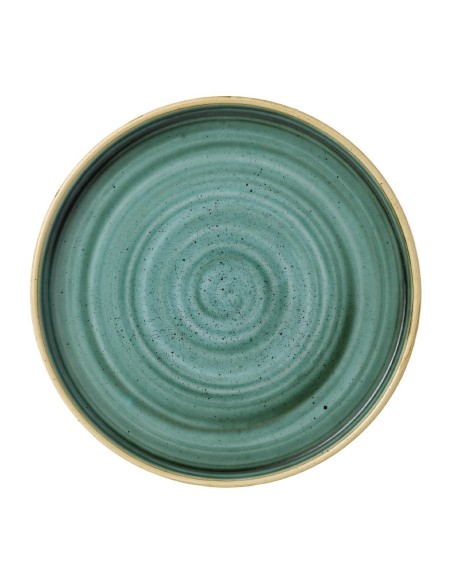 Assiettes Churchill Stonecast Samphire Green 210mm - lot de 6