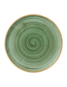 Assiettes Churchill Stonecast Samphire Green 260mm - lot de 6