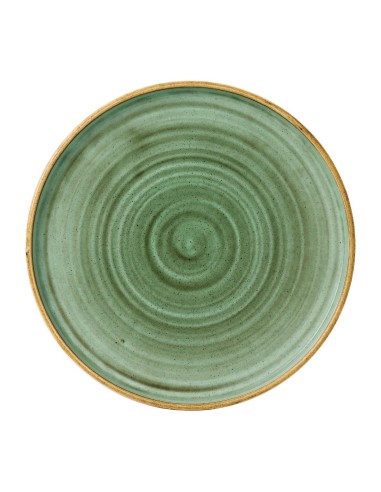 Assiettes Churchill Stonecast Samphire Green 260mm - lot de 6