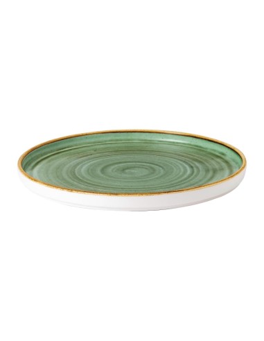 Assiettes Churchill Stonecast Samphire Green 260mm - lot de 6