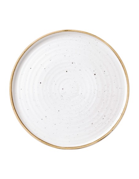 Assiettes Churchill Stonecast Barley White 275 mm - lot de 6