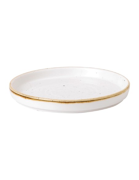 Assiettes Churchill Stonecast Barley White 157 mm - lot de 6