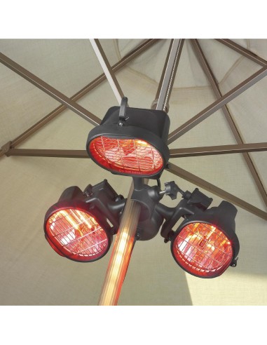 Chauffage de terrasse électrique 1500W Eurom Parasol