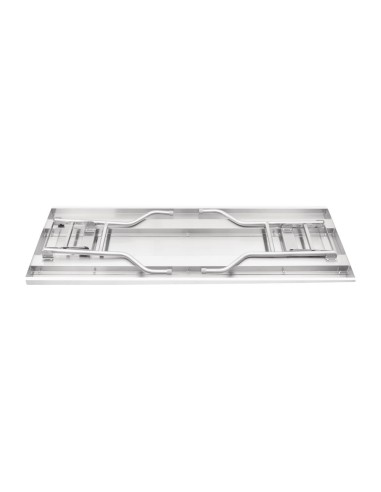 Table pliante inox Vogue 1220x610x780 mm - solide et pratique