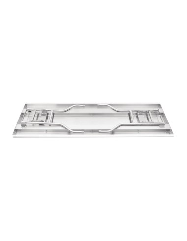 Table pliante inox Vogue 1830x610x780 mm - solide et pratique