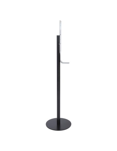 Borne d'hygiène noire avec support AutoFoam Rubbermaid