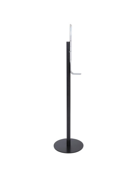 Borne d'hygiène noire avec support AutoFoam Rubbermaid