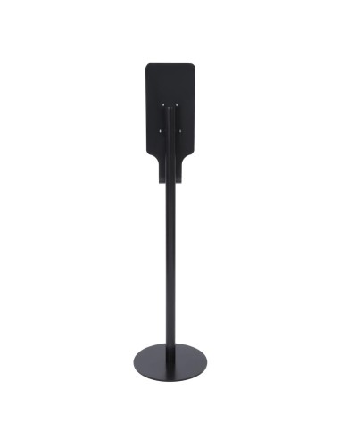 Borne d'hygiène noire avec support AutoFoam Rubbermaid