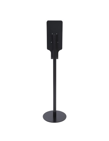 Borne d'hygiène noire avec support AutoFoam Rubbermaid