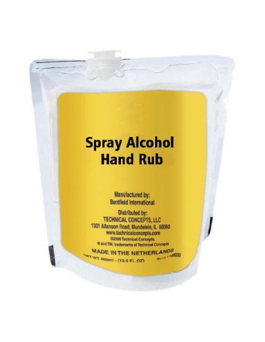 Lotion spray 60% alcool Rubbermaid 400ml lot de 12