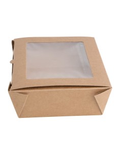 Boîtes salade PET Fiesta Recyclable 1600ml - lot de 100 2