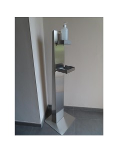 Station de désinfection des mains avec étagères - 125 cm 2