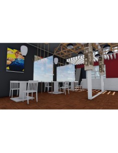 Mur de séparation recyclable PVC transparent 200x150 cm