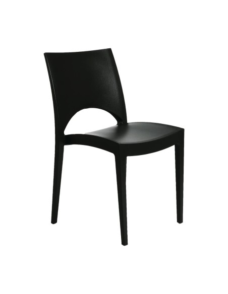 Chaise empilable d'extérieur/intérieur anthracite - 115 kg