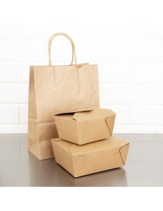 Boîtes repas en carton Fiesta Recyclable 112mm - lot de 300 2
