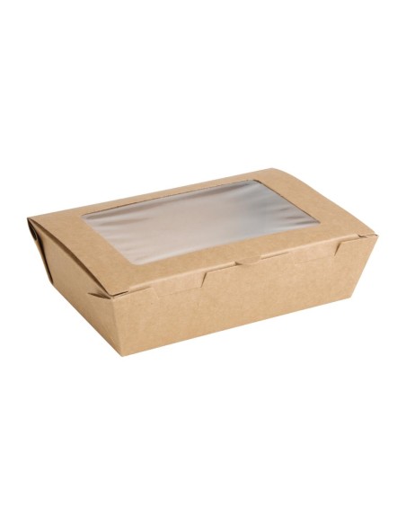 Boîtes salade 700 ml PET Fiesta Recyclable - Lot 200