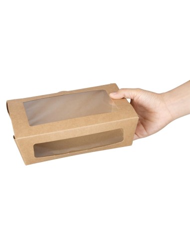 Boîtes salade 1200ml PET Fiesta Recyclable - lot 150