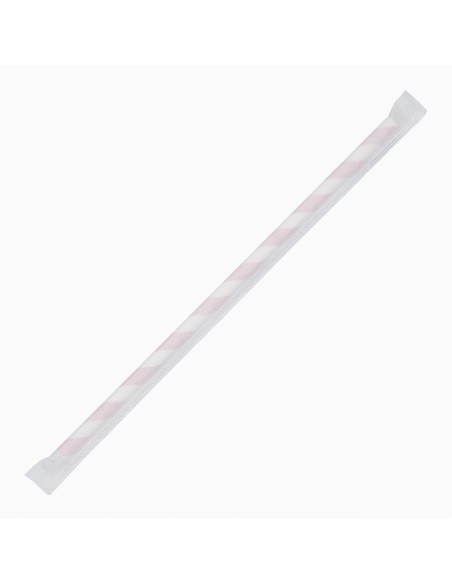 Pailles compostables en papier Fiesta - lot de 250