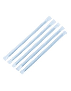Pailles compostables noires Fiesta - lot de 250