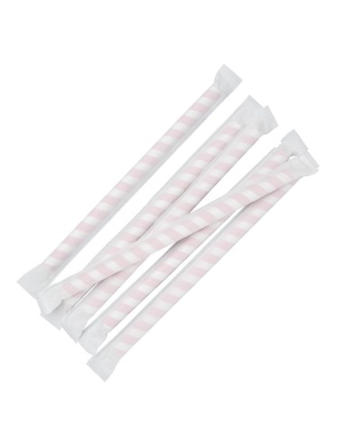 Pailles à smoothie compostables Fiesta - Lot de 250