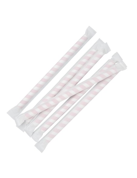 Pailles à smoothie compostables Fiesta - Lot de 250