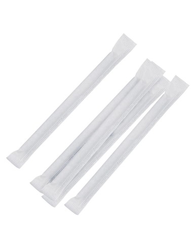 Pailles compostables noires Fiesta - Lot 250