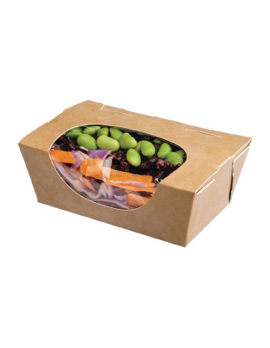 Boîtes salade kraft compostables Zest Colpac 500 ml - lot de 500