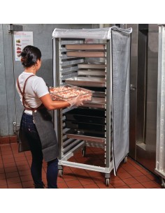 Échelle 18 niveaux GN 2/1 Cambro - 36 bacs GN 1/1 2