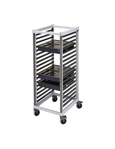 Échelle 18 niveaux GN 2/1 Cambro - 36 bacs GN 1/1