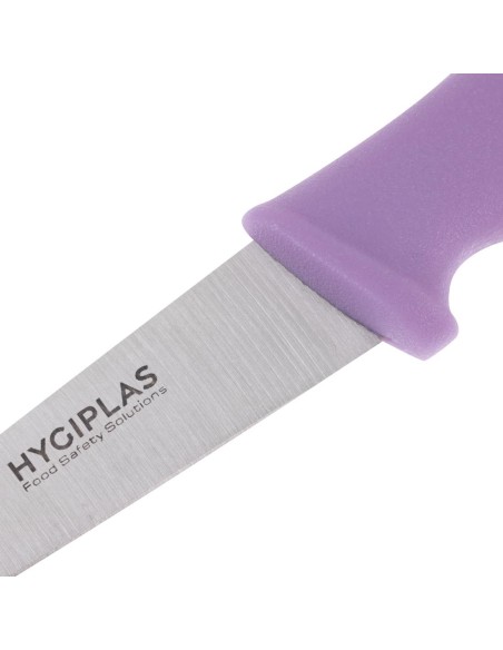 Couteau d'office Hygiplas violet 9 cm - 52-57 HRC