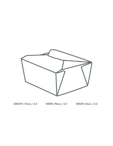 Boîtes alimentaires compostables Vegware No.1 700 ml - lot de 450