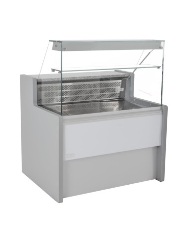 Comptoir service réfrigéré Zoin Tibet 1000mm - Argent