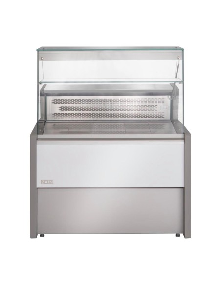 Comptoir service réfrigéré Zoin Tibet 1000mm - Argent