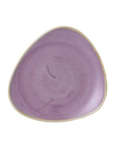 Assiettes triangulaires Churchill Stonecast 228 mm - lot de 12