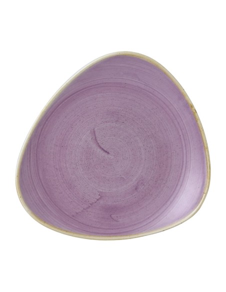 Assiettes triangulaires Churchill Stonecast 228 mm - lot de 12