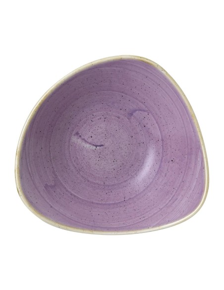 Bols triangulaires Churchill Stonecast Lavender Lotus 228mm - lot de 12