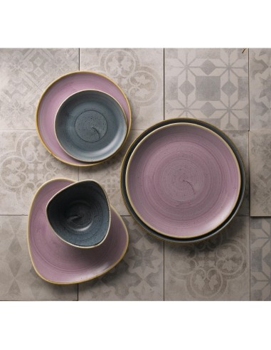 Assiettes rondes Churchill Stonecast Lavender 260 mm - lot de 12