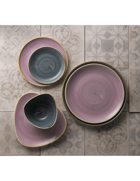 Assiettes rondes Churchill Stonecast Lavender 220mm - lot de 12